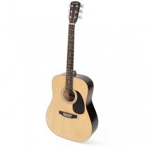 Grimshaw GSD-20-NT dreadnought guitar, blackened hardwood fb and bridge, with open mh, natural