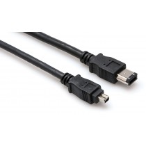 HOSA FIW-46-103 Datakabel, 90cm. Firewire 400. IEEE 1394. 4PIN - 6PIN