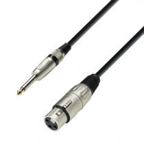 Adam Hall MFP0600 Microphone Cable XLR female to 6.3 mm Jack mono 6 m