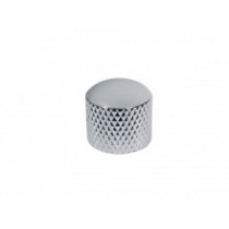 Boston KCH-235  dome knob. metal. diam 19.0mmx19.0mm. push on. shaft size 6.0mm. chrome