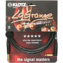 Klotz LAGPR0450 - LaGrange Supreme guitar cable - 4,5m vinkeljack-jack med Neutrik gullplugger