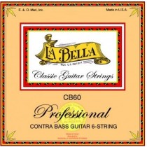 Labella CB60 6-Strengs Kontrabassgitar 850mm Skala - Strengesett