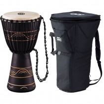 Meinl ADJ4-M+BAG African Djembe, Medium m/Bag (10") Black (G)	