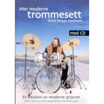 Mer moderne trommesett - Opplæringsbok m/CD *
