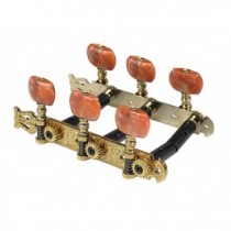 Salvador Cortez MH102G-P1R genuine replacement part set of machine heads 3L3R, gold with salmon pegs, for model 50