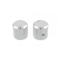 ALLPARTS MK-3330-010 Chrome Metal Knobs 