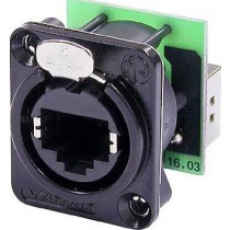 Neutrik NE8FDP-B - RJ45 feedthrough