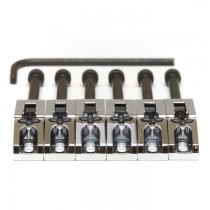 Graph Tech PG-0080-C6 String Saver Floyd Rose Style Saddles Chrome (6 Pcs)