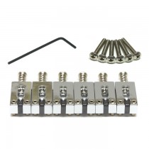 Graph Tech PG-8000-0C - String Saver Strat & Tele style saddles - 2 1/16" string spacing - Chrome