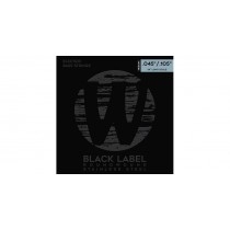 Warwick Black Label Bass String Set, Stainless Steel - 4-String, Medium, .045-.105