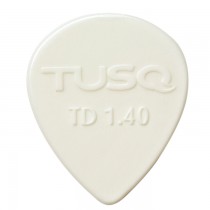 Graph Tech PQP-0514-W6 TUSQ Tear Drop Pick 1.4mm White (Bright) 6 Pack