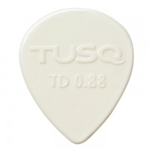 Graph Tech PQP-0588-W6 TUSQ Tear Drop Pick .88mm White (Bright) 6 Pack