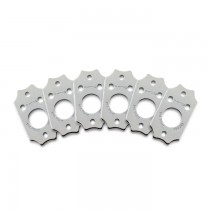 Graph Tech PRT-952-213-C0 Premium Plates For Gibson Style Screw Hole - Chrome