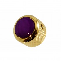 ALLPARTS MK-3187-002 Q-Parts Acrylic Purple Pearloid Metal Knob