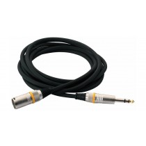 RockCable Microphone Cable - XLR (male) / TRS (6.3 mm / 1/4"), Balanced, Color Coded - 6 m / 19.7 ft