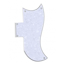 ALLPARTS PG-9801-055 Small White Pearloid Pickguard for Gibson SG 