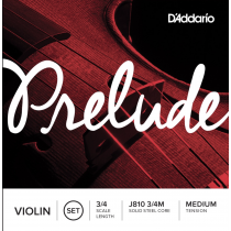 D'Addario Prelude J810 3/4M strengesett til fiolin 3/4 - Medium tension