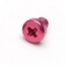 KMMK SquarePlug M3x4/PK - Fargeskrue, rosa