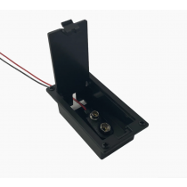 ALLPARTS EP-0926-023 - Small Footprint 9V Battery Box with Battery Lead Clip