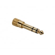 Hosa Headphone Adaptor, 3.5 mm TRS to 1/4 in TRS