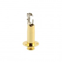 ALLPARTS EP-4605-002 Gold Stereo End Pin Jack 