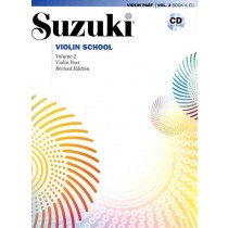 Suzuki Violin School Volum 2 - Violin part - Revidert utgave m/cd