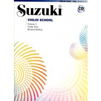 Suzuki Violin School Volum 3 - Violin part - Revidert utgave m/cd