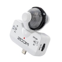 Zoom IQ-5 hvit mikrofon for iPhone, lightning
