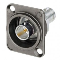 Neutrik UHD BNC D Chassis Feedthrough 75 Ohm Grounded