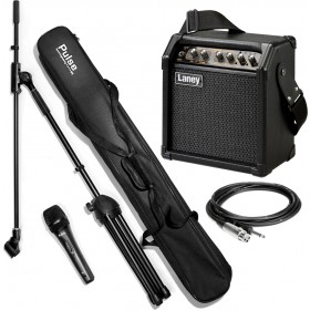 Pulse MK 04 Mikrofonpakke med stativ, kabel og bag! Studio Pulse Mikrofon Komplett Mikrofonpakke med Stativ Kjøp på